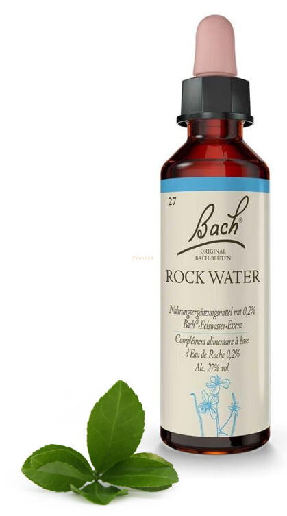 27. ROCK WATER / Woda źródlana 20 ml Nelson Bach Original Flower Remedies