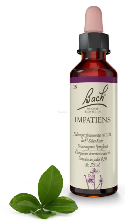 18. IMPATIENS / Niecierpek pospolity 20 ml Nelson Bach Original Flower Remedies