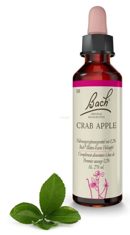 10. CRAB APPLE / Jabłoń płonka / Rajska jabłoń 20 ml Nelson Bach Original Flower Remedies