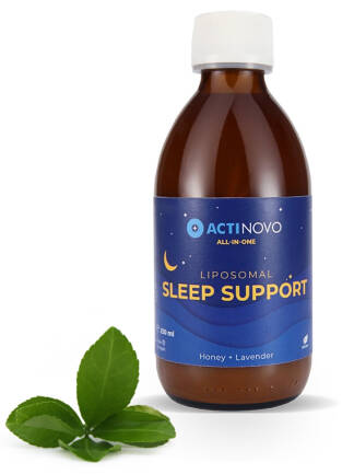 Liposomalny Sleep Support - Miód + Lawenda 250ml ActiNovo -10%