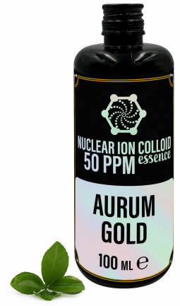 AURUM - Złoto - Koloid plazmowy 50 PPM 100 ml
